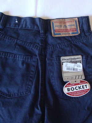Diesel Rocket vintage jeans καινούργιο, μέγεθος W28, σκούρο μπλε