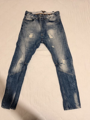 Galliano by John Galliano Distressed Jeans size 32 like new, blue washed denim