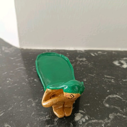 Handmade air clay decorative sculpture new, unique piece