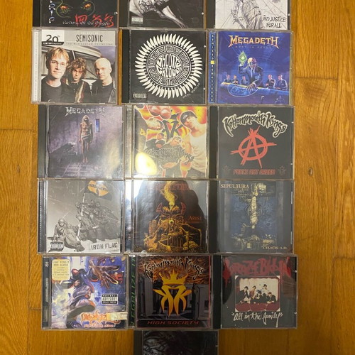 Nu Metal Rap Rock CDs used, collection of 16 items
