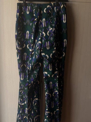 Mango (MNG) Printed Bell-Bottom Pants Size 36 Like New