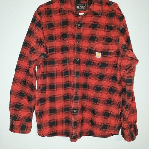 Carhartt φανελένιο πουκάμισο καρώ σε μέγεθος Large σαν καινούργιο