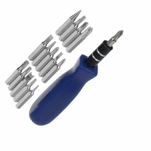 Jackly screwdriver set with handle and 16 tips new