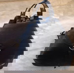  Bag to Bag Μαύρη Γυναικεία Τσάντα-Σακίδιο Πλάτης από Τεχνόδερμα