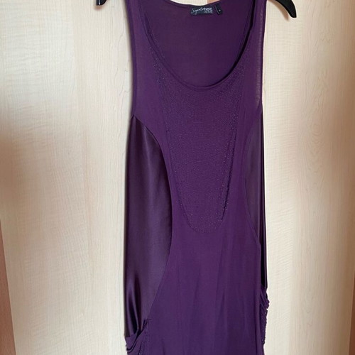 Next dress like new, purple with satin details