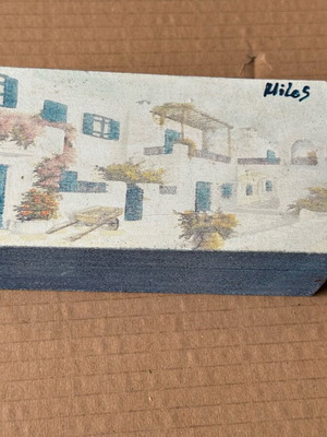 Decorative wooden box used from Milos