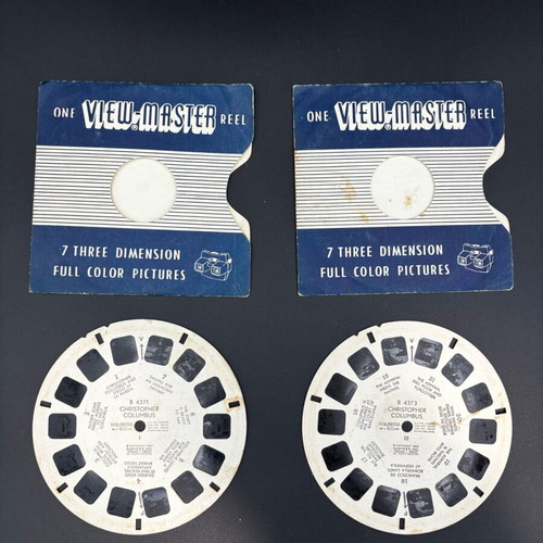 View-Master Christopher Columbus 1960 used, set of 2 reels