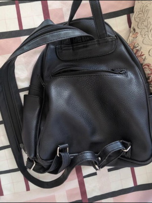 Women's backpack bag, black