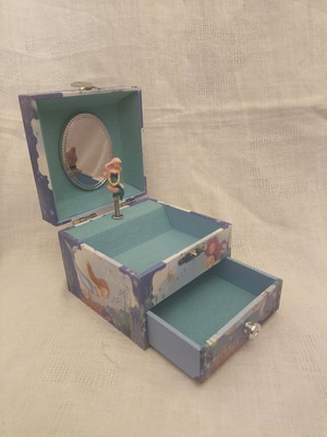 Disney Little Mermaid Jewelry Box music and movement, new