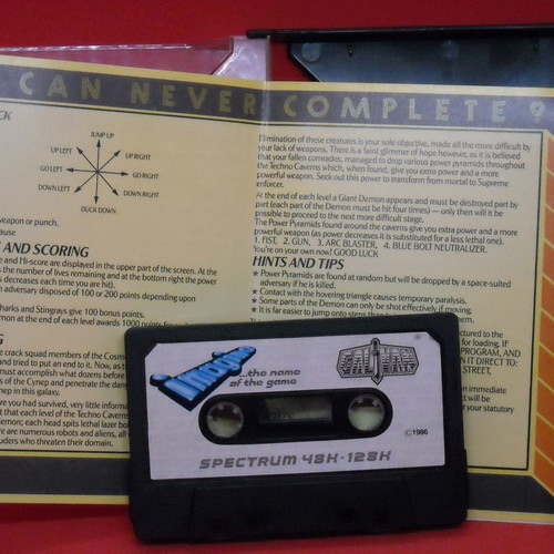 "GALVAN" Spectrum 48K-128K vintage video game new