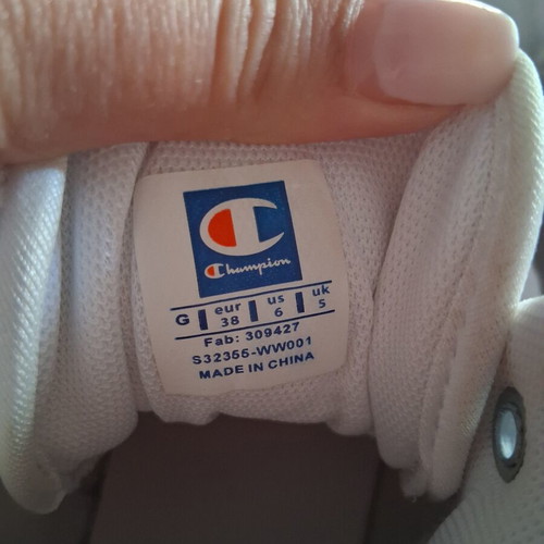 Champion athletic boots like new, size 38, white