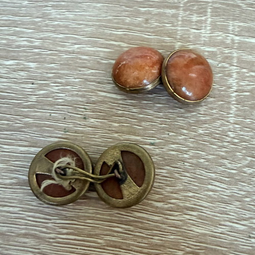 Vintage Russian cufflinks used, good condition