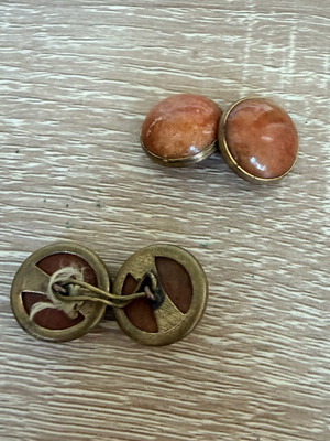 Vintage Russian cufflinks used, good condition