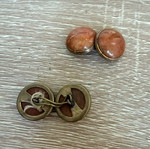 Vintage Russian cufflinks used, good condition