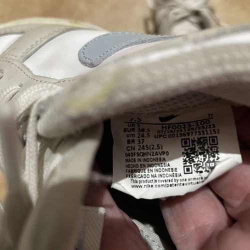 Nike Dunk μεταχειρισμένα παπούτσια, νούμερο 38,5, άσπρο και μπλε