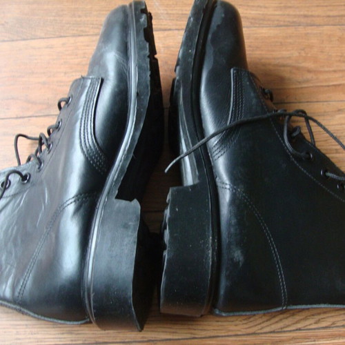 Leather navy boots authentic, new, size 42, 1990s