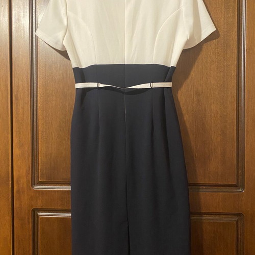 Dress white and dark blue classic, like new, size L 40 12