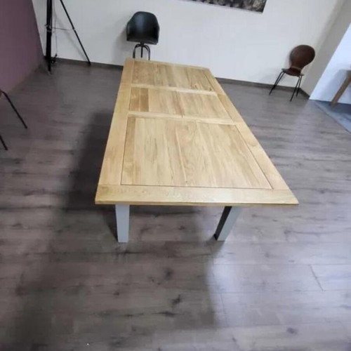 Wooden extendable dining table new, 100% oak, for 6-8 people