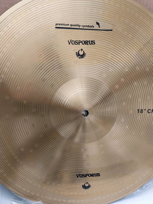 Crash 18" Turkey premium quality cymbal new with splash 10" and drumsticks gift