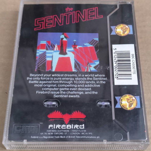 The Sentinel (Firebird Gold Edition) BBC Micro cassette like new