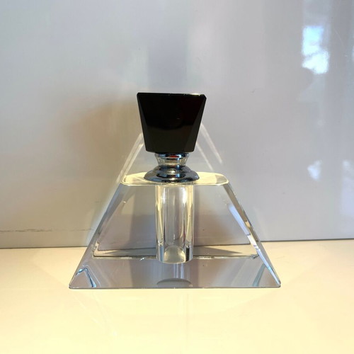 Glass perfume bottle used