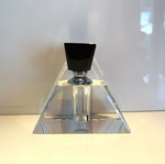 Glass perfume bottle used