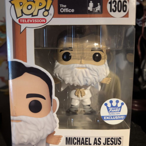 Michael Scott as Jesus Funko Pop figure, The Office exclusive