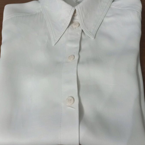 Zara satin women's shirt used white size M