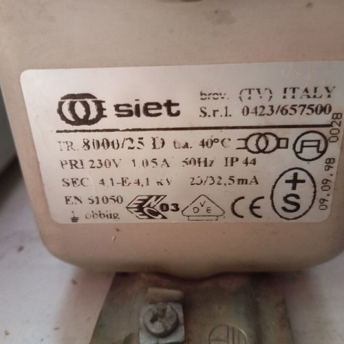 Used SIET waterproof transformers pack of 6