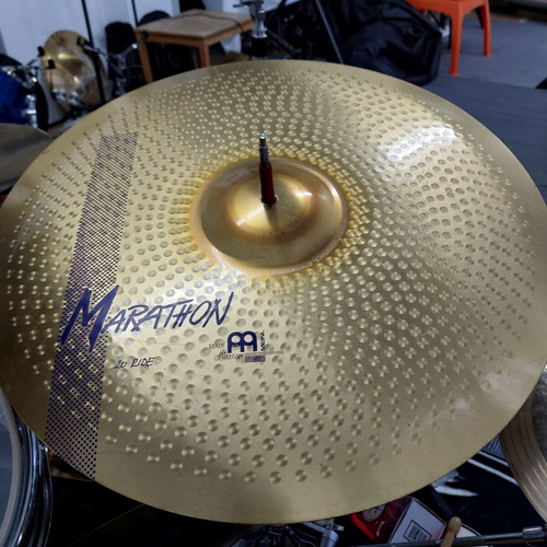 Meinl Marathon Ride 20" cymbal like new with Turkey Splash 12" and drumsticks