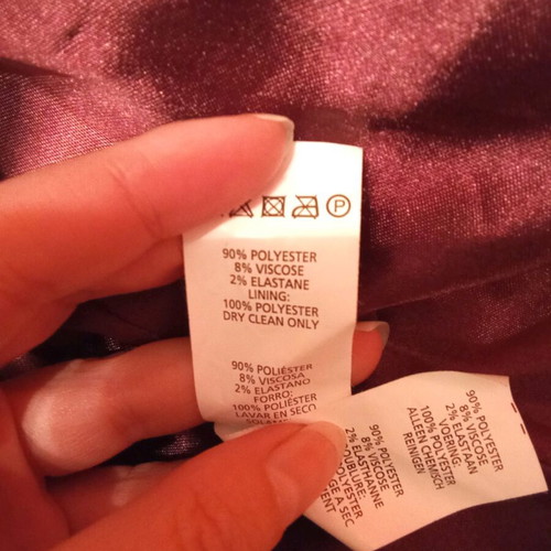 Beige coat with burgundy size medium like new