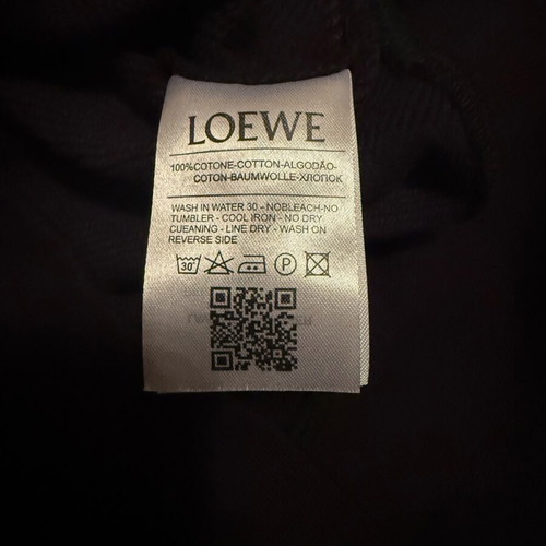 Loewe hoodie new, black, size S