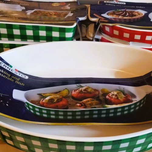 Ernesto baking dishes set of 5 new ceramic casserole pans