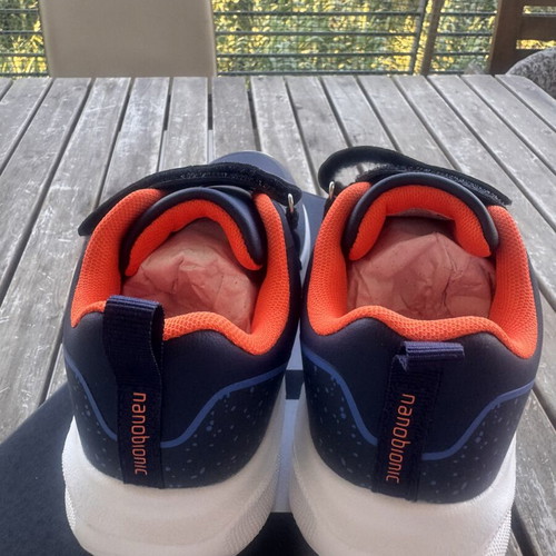 Fila Memory Fast 6 V Nanobionic Kids Athletic Shoes New Blue Orange