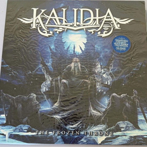 Kalidia The Frozen Throne limited transparent dark blue black marble vinyl
