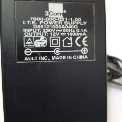 12V 1000mA Power Supply like new for small devices