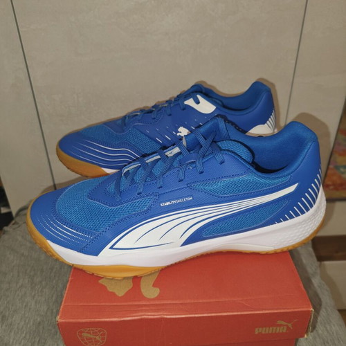 Puma Solarflash III athletic shoes new, blue with white details