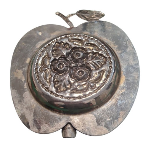 Silver-plated ashtray used