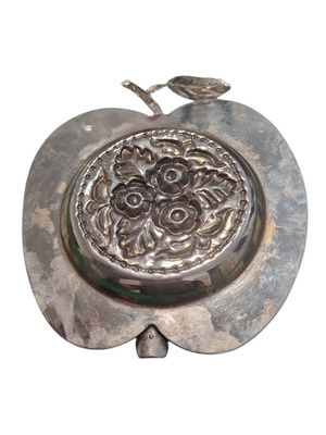 Silver-plated ashtray used