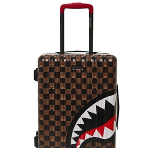 SPRAYGROUND PEEKING CHARACTER CHECK CARRY ON HARD LUGGAGE
