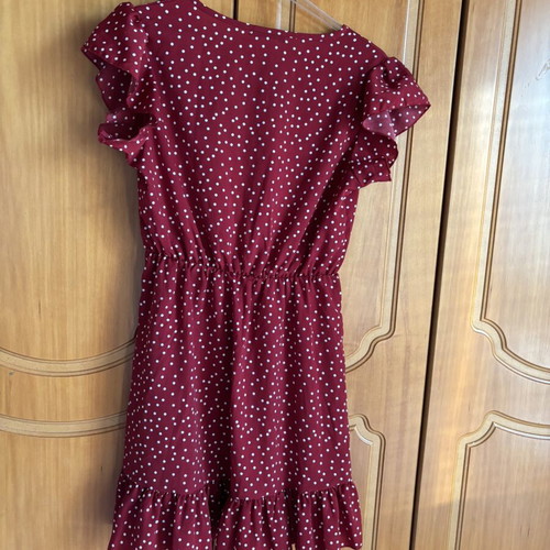 Shein red polka dot dress like new, short, 100% polyester