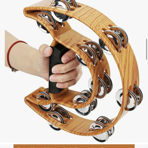 Professional tambourine new, large