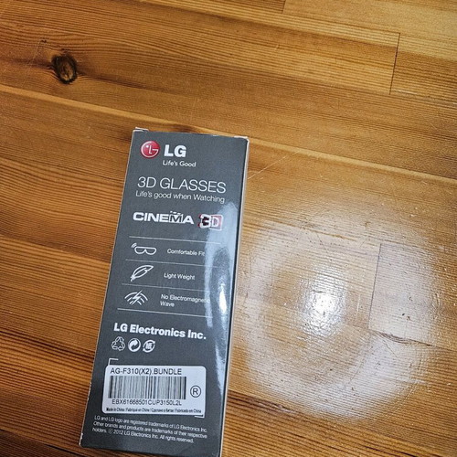 LG 3D glasses like new, pack of 2