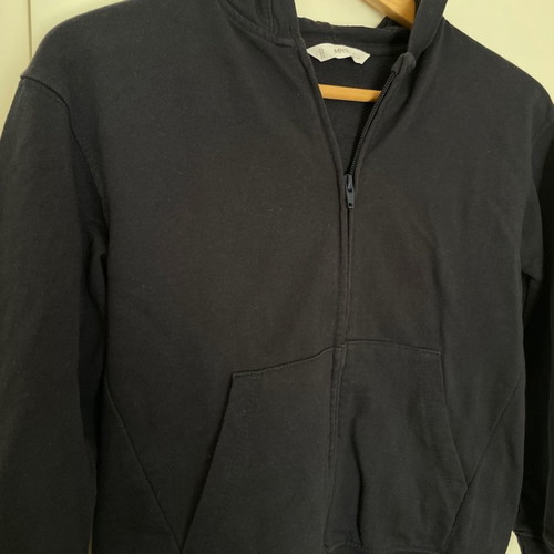 Mango hoodie jacket used, dark blue