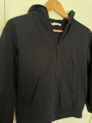 Mango hoodie jacket used, dark blue