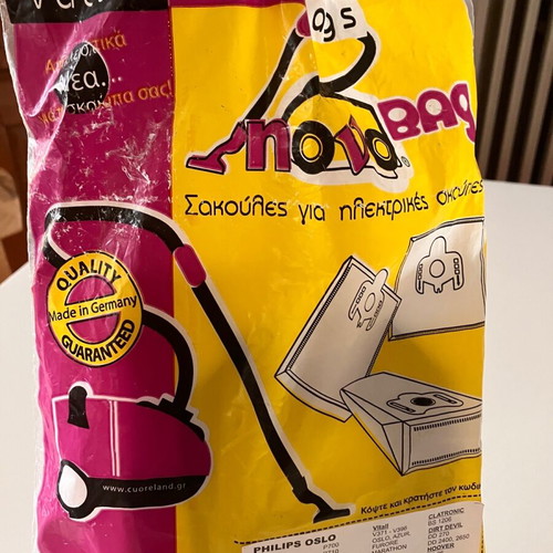 Vacuum cleaner bags new, 4 pieces with 2 filters