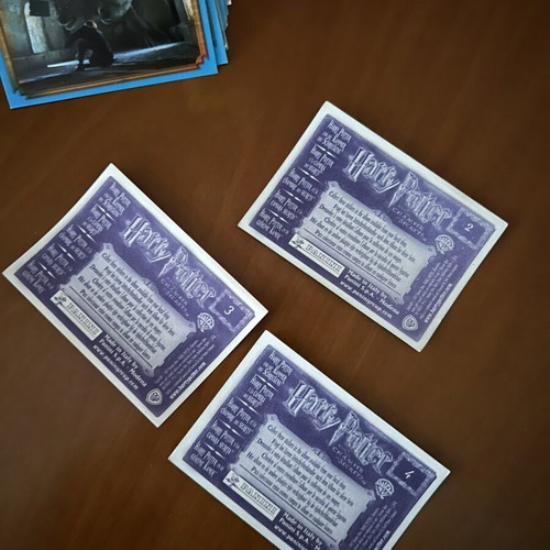 Harry Potter Panini stickers used, pack with album