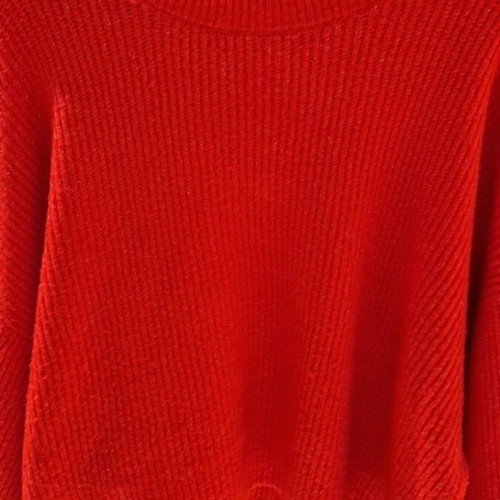 Mango knitted sweater like new, red, size L