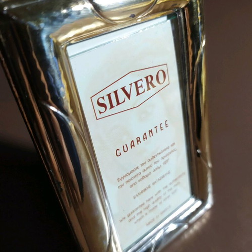 Silver photo frame 925 used, Greek made