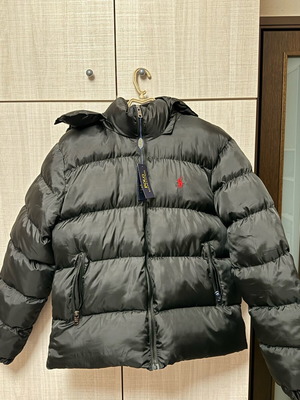 Puffer Polo Ralph Lauren καινούργιο, μέγεθος small, μαύρο